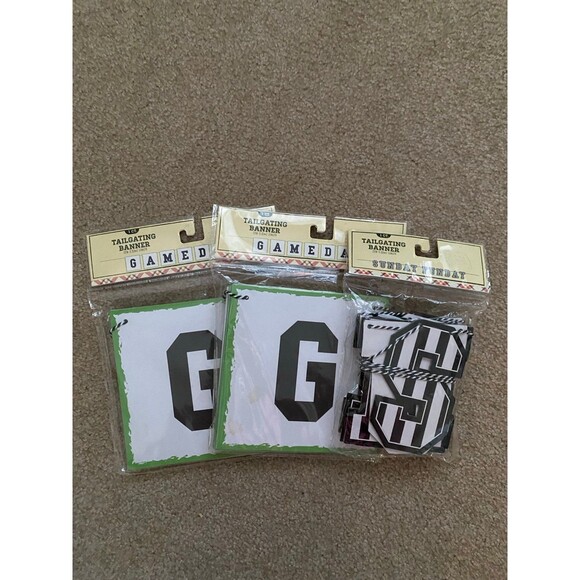Game Day (2) and Sunday Funday (1) Banners Football Party Decor Sports Theme NWT - Picture 2 of 10